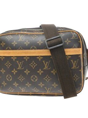 LOUIS VUITTON Reporter Crossbody Shoulder Bag Monogram Leather BN M45254 13KD918
